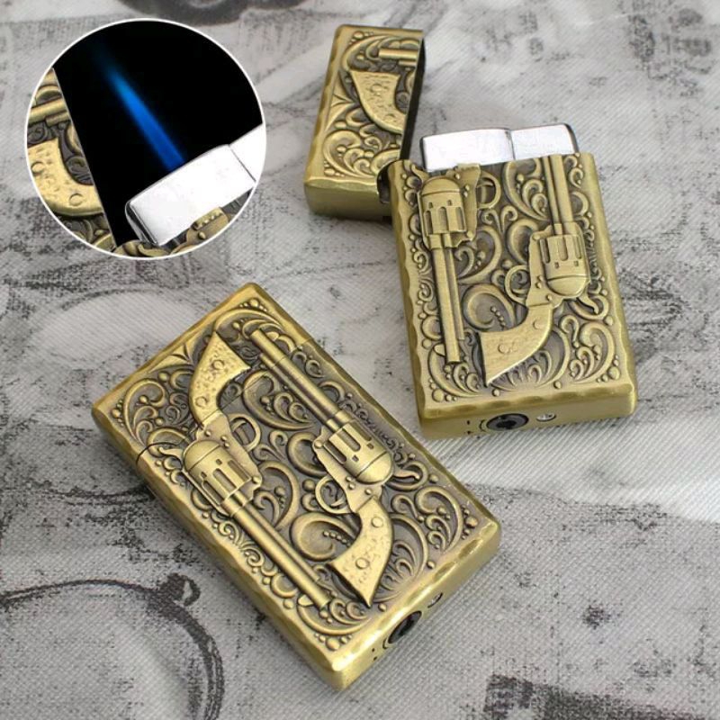 korek api bara model pistol timbul 3 dimensi Korek pistol unik