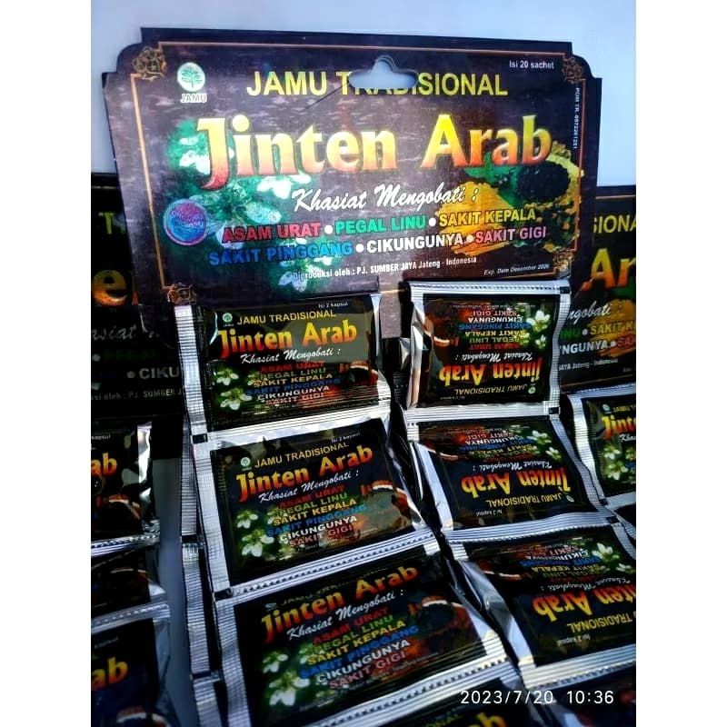 #sehatmanjurjos Jinten Arab Kapsul Asam Urat Pegal Linu Original 100% Kemasan Hanger 20 sachet @2kap