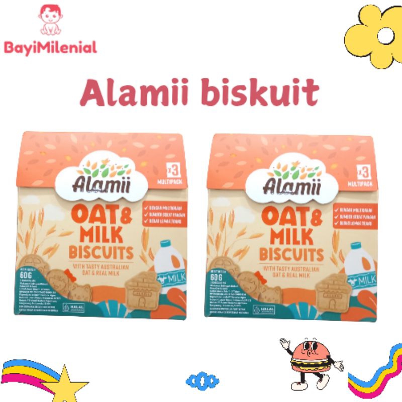 

alamii oat & milk biscuits 60 gr