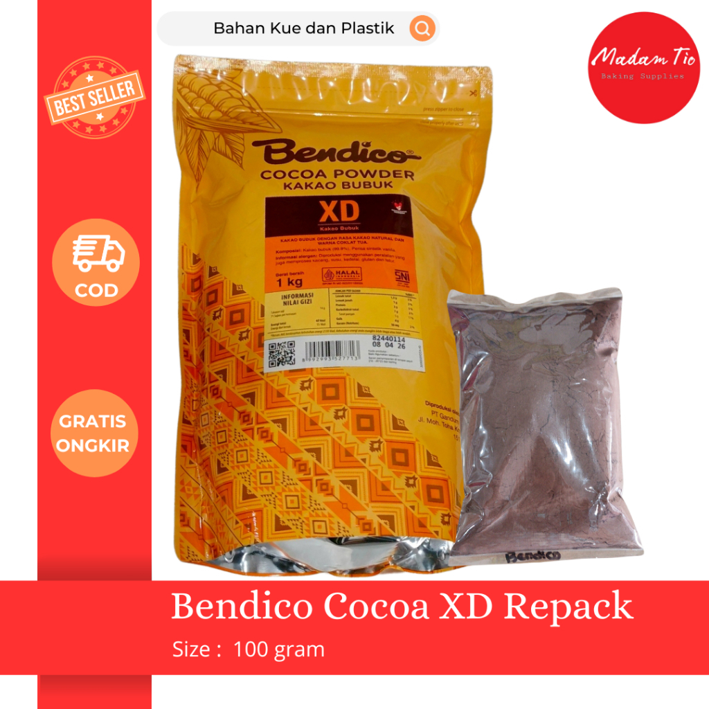 

Coklat Bubuk Bendico Cocoa XD 100g 1pcs