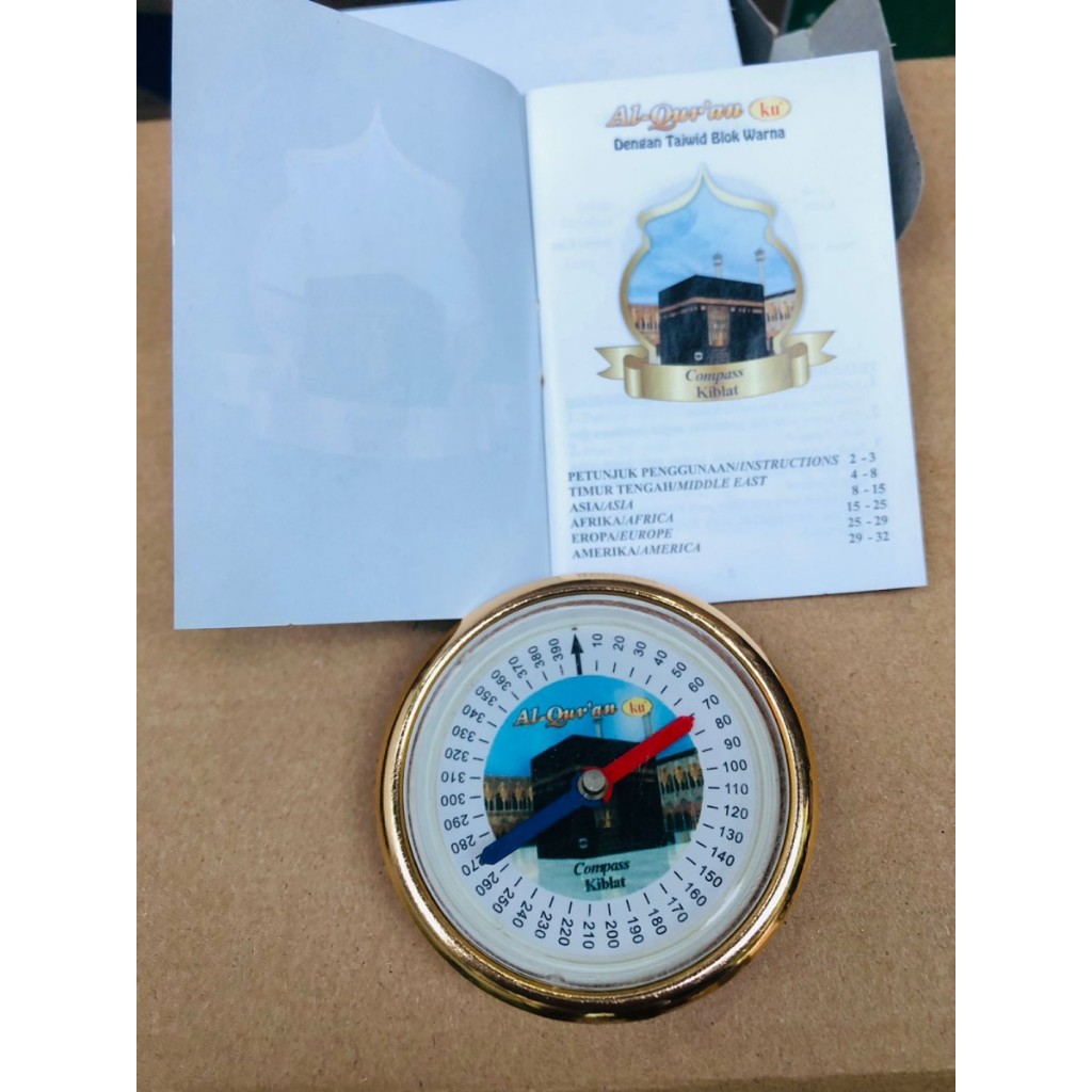 kompas arah kiblat petunjuk arah