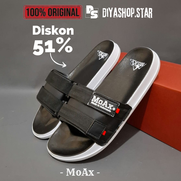 ORIGINAL 100%  Sendal Pria Slip On Trend 2025 Kualitas Kuat Awet Model Terbaru Sandal Cowok Harga Mu