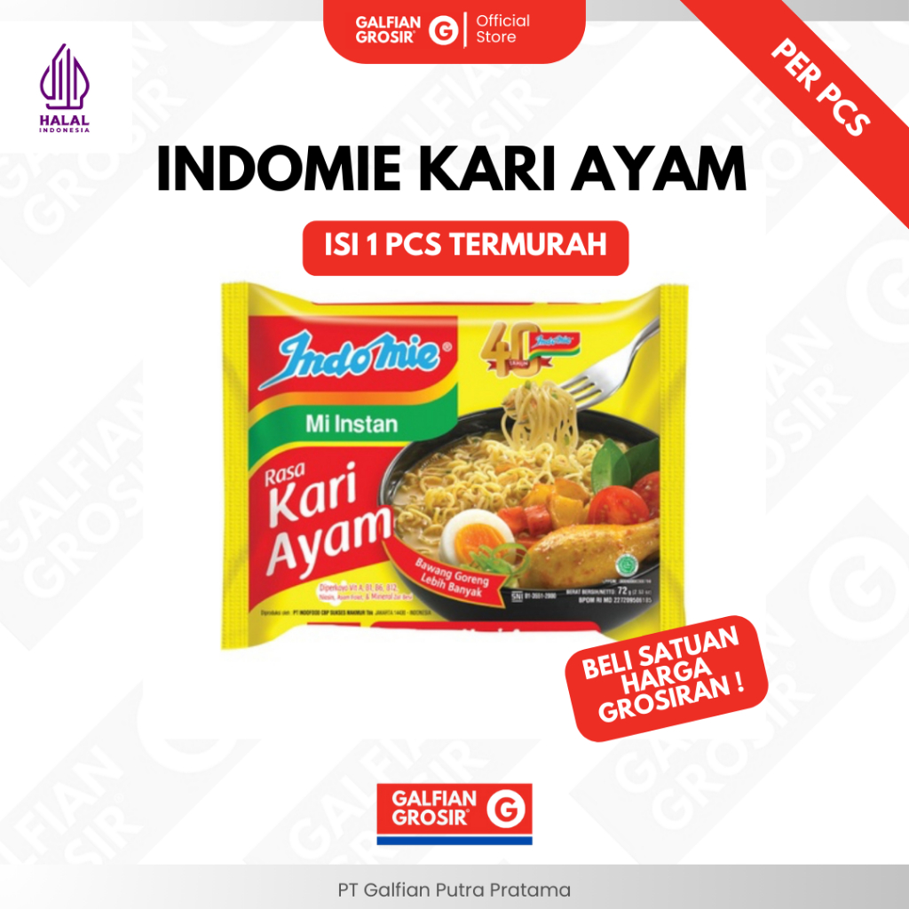 

INDOMIE KARI AYAM 1 PC