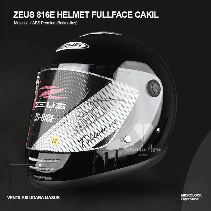 HELM ZEUS 816E Fullface Retro