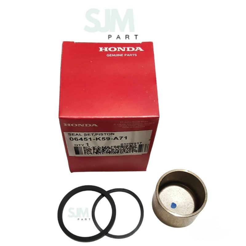 SEAL SET PISTON,34 SIL PISTON SET KALIPER REM CAKRAM DEPAN HONDA VARIO 150 eSP VARIO 125eSP GENIO 45
