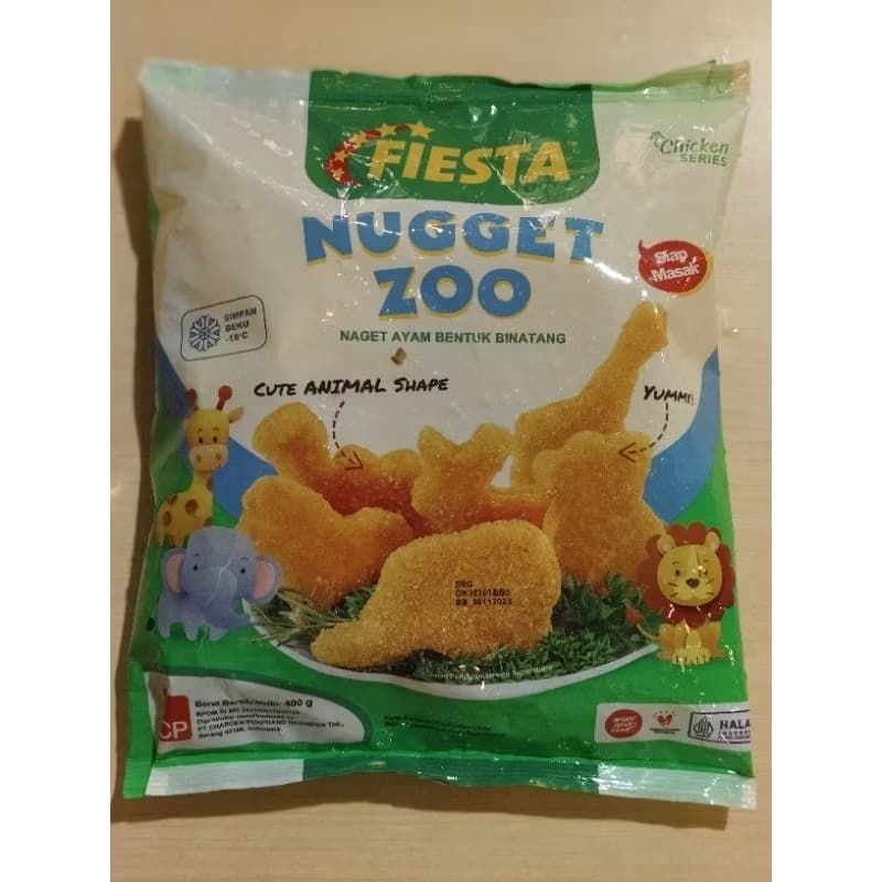 

Fiesta nugget zoo 400g naget ayam bentuk hewan
