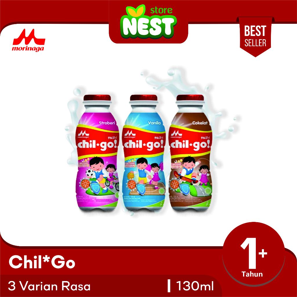 

Susu Cair Chilgo 140ml Coklat Strawbery dan Vanilla