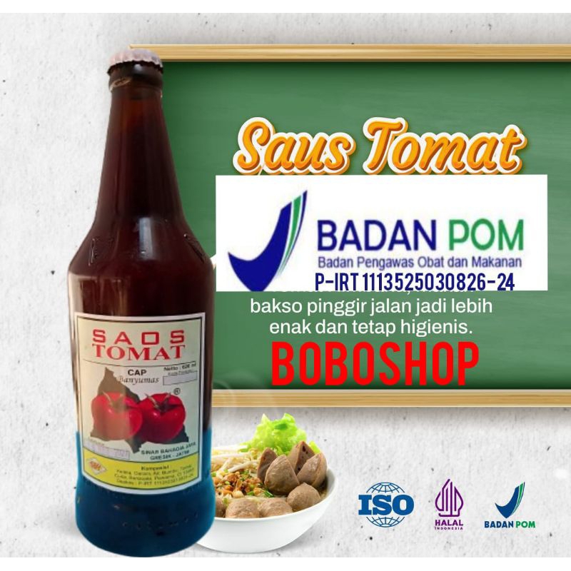 

SAOS TOMAT CAP BANYUMAS KEMASAN BOTOL KACA