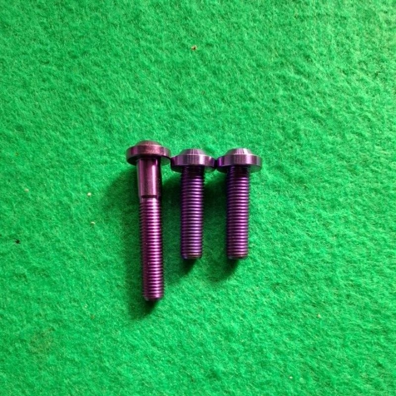 Baut titanium paketan knalpot tis mio fino 1paket isi baut 3