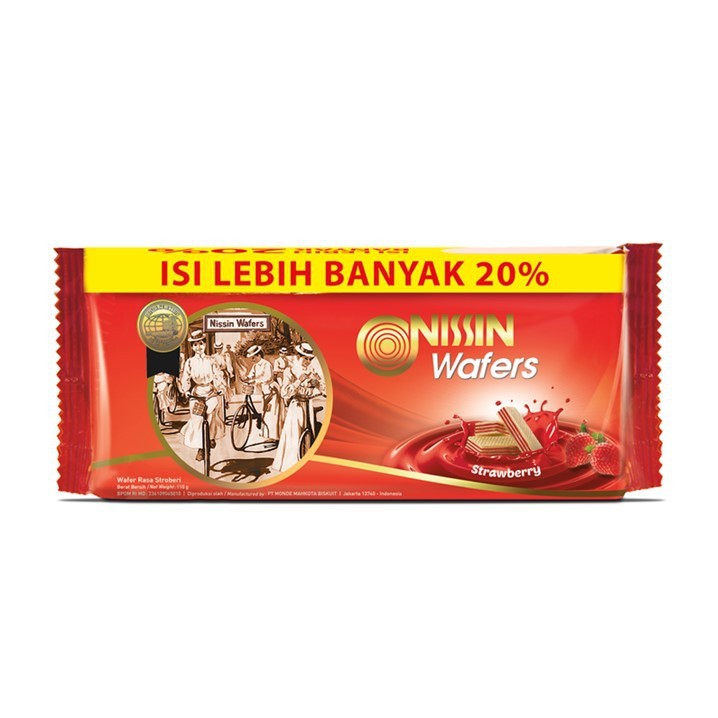 

Nissin Wafers Strawberry 2 x 100 gr