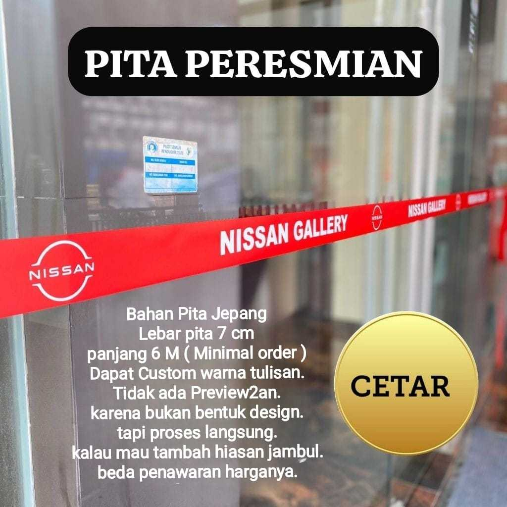 

Pita Peresmian “CETAR” Tanpa Jambul