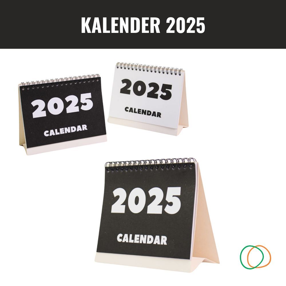 

Calendar Meja A6 2025 - Ukuran A6 - Kalender Meja Aesthetic - Spiral Kalender by. TOOKE