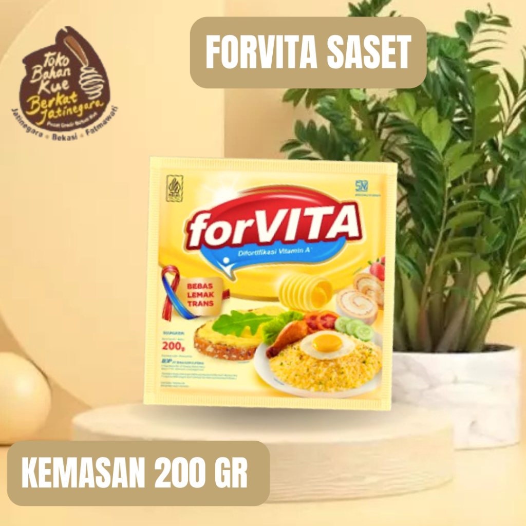 

MARGARIN FORVITA SACHET 200 GR KARTON / MENTEGA FORVITA / MARGARIN