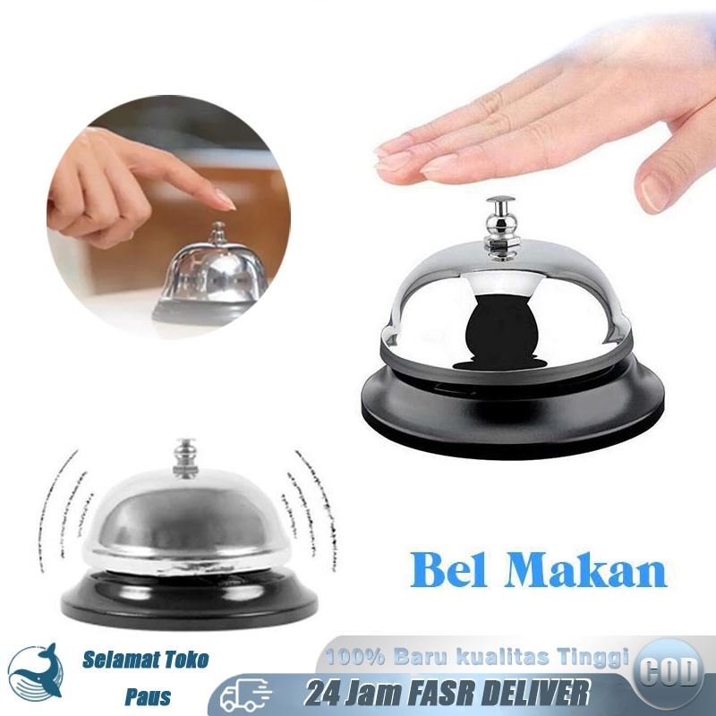Bel meja restoran/bel meja kasir/bel panggil meja kasir cashier bell ringer untuk cafe pesan /8.5 cm