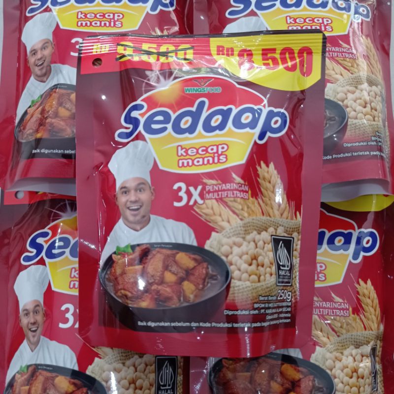 

Kecap Sedaap Kemasan Isi Ulang 250gr