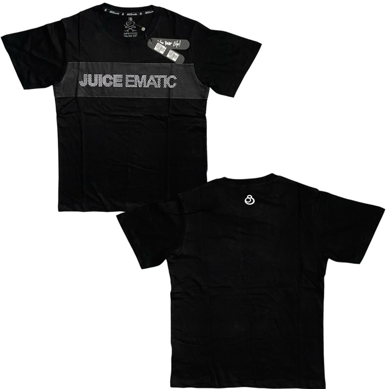 BAJU KAOS JUICE EMATIC HITAM GRADE ORIGINAL (BISA COD)