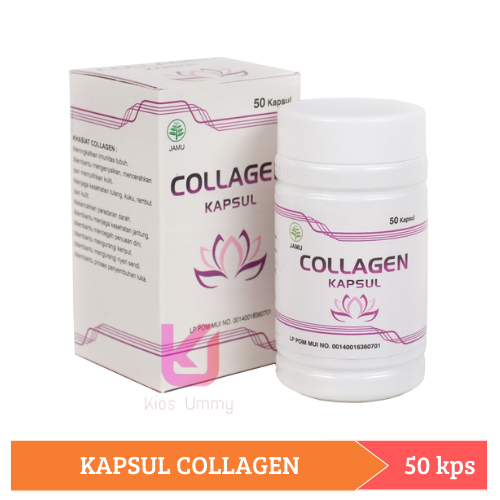 Kapsul Collagen Herbal 21 Nutrisi Pemutih Kulit Flek Noda Kapsul Kolagen - 50 Kapsul