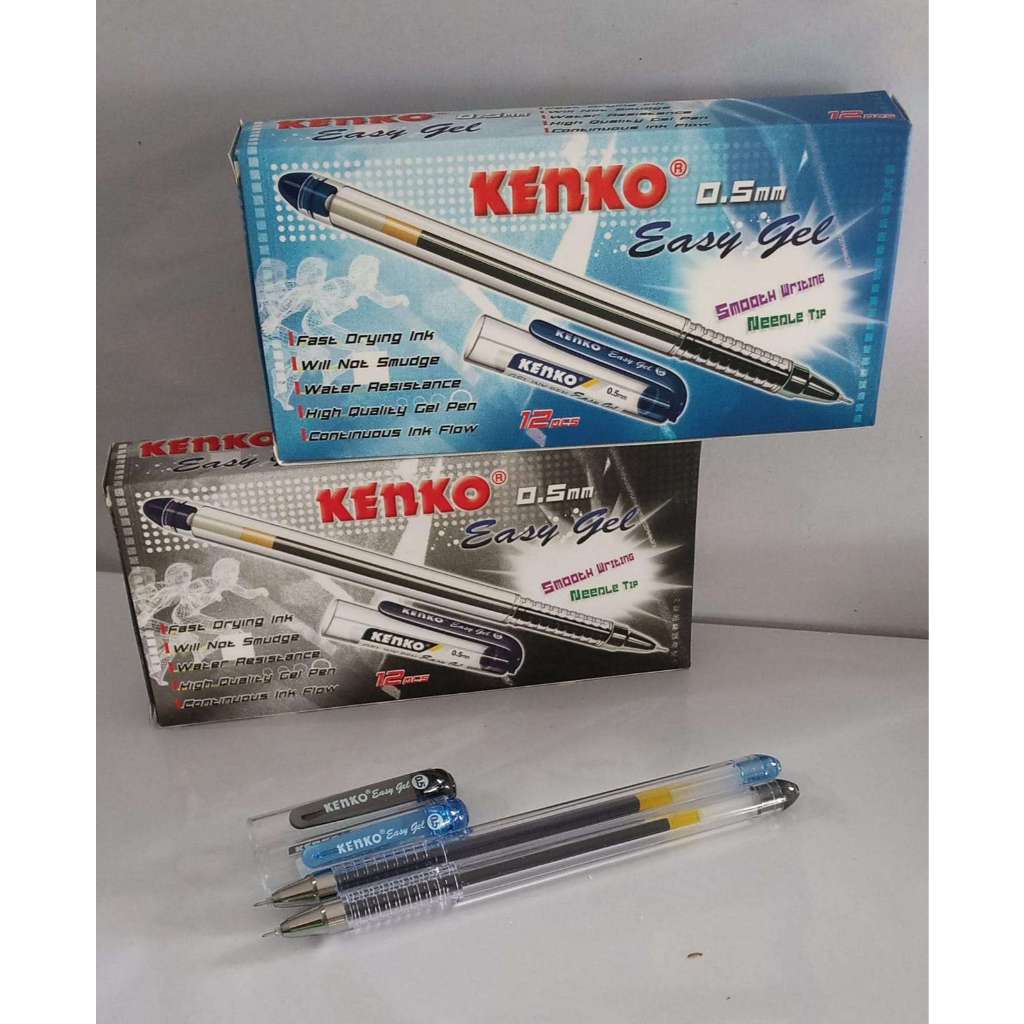 

Bolpen Gel Kenko Easy Gel 1 Lusin (12 pcs)