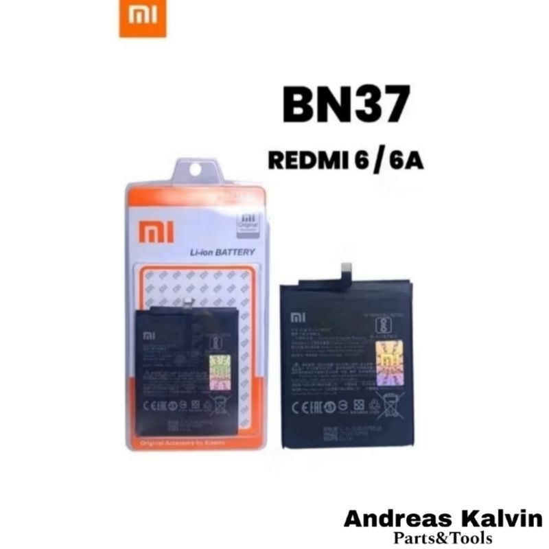 Baterai Batre Batrai Battery XiaoMi Redmi 6 redmi 6A BN 37 Original / BN37 Xiaomi Original