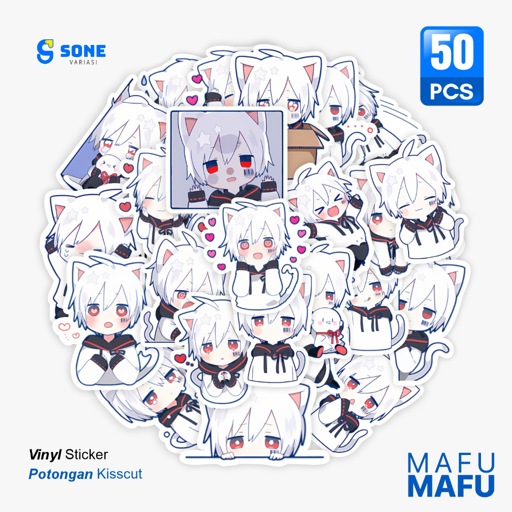 

Sticker Sheet Collection After The Rain Mafu Sora Utaite Aksesoris Laptop / Casing Phone