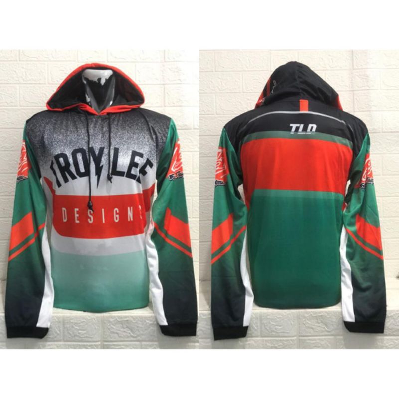 Jersey kaos motocross | jersey kupluk motocross dewasa lengan panjang