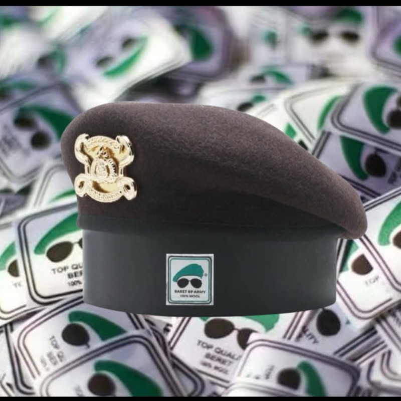 Baret POLRI - DALMAS orginal logo kacamata