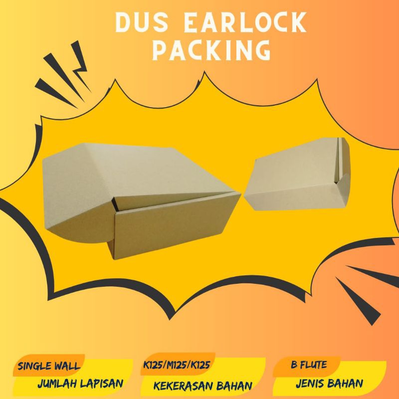 

Kardus |Box Model Earlock Polos uk.30x25x14 cm