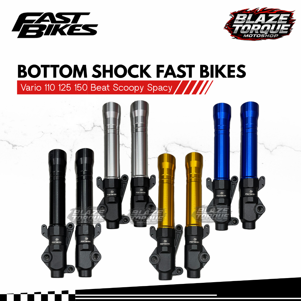 Bottom Shock Depan Fast Bikes Black Vario 110 125 150 Beat Scoopy Spacy Fast Bikes Original