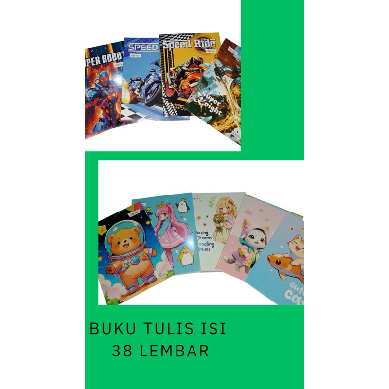 

BF38-BUKU TULIS FORTE 38 hal original