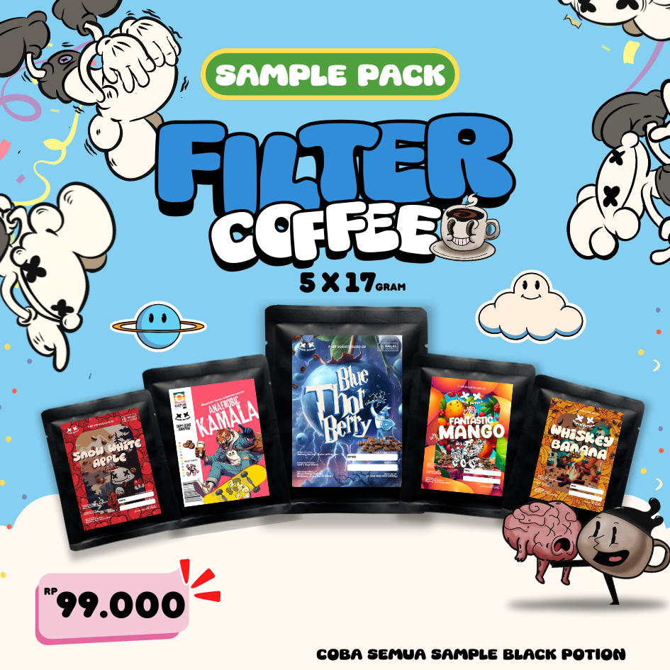 Sample Pack Filter By Black Potion Coffee Beans Biji Kopi