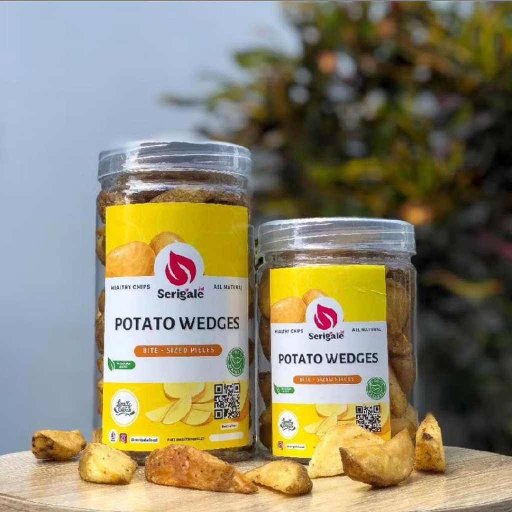 

PROMO TOPLES Potato Wedges Premium, Kemasan 1000&650 ML, Mini Composite Camilan Diet Enak dan Sehat