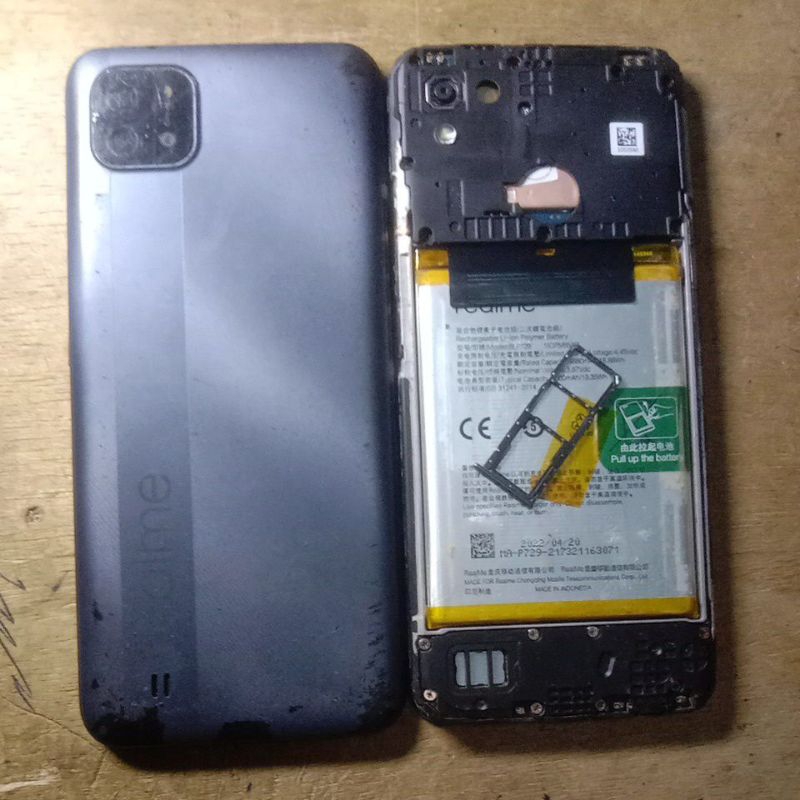MESIN HP REALME C11 2021 RAM 2/32  ( NGGAK ADA POLA)JAMIN 90% NORMAL TESTED (UNIT)