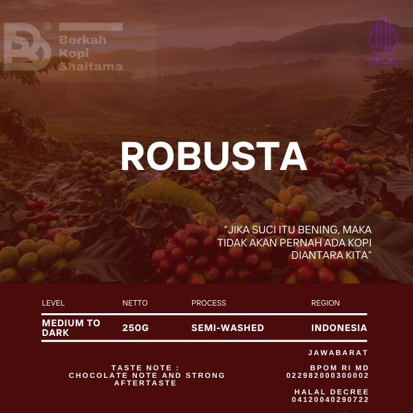 

Robusta Jabar / Biji Kopi / Roast Bean Coffee