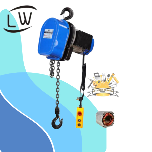 ELECTRIC CHAIN HOIST / CHAIN BLOCK ELEKTRIK 2 TON 10 METER 1 PHASE 220V