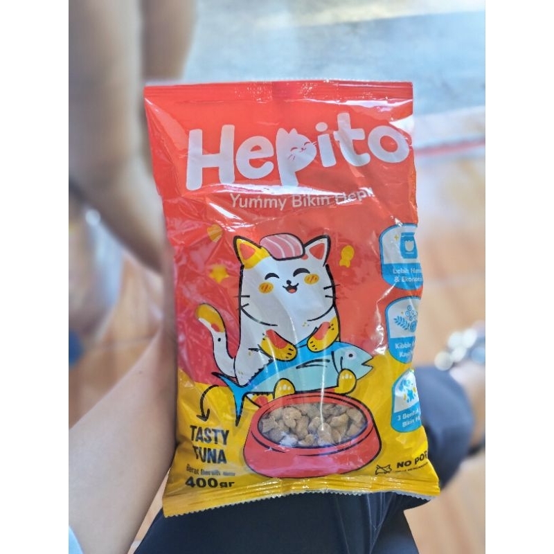 HEPITO CAT FOOD DRY 400GR