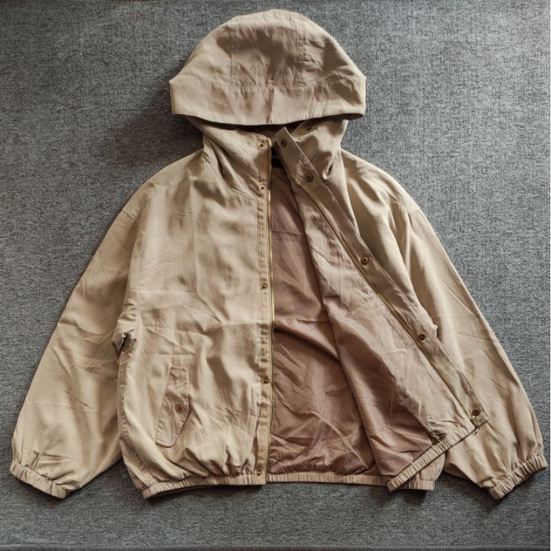 Jaket Zip Hoodie ONE WAY Vintage Boxy