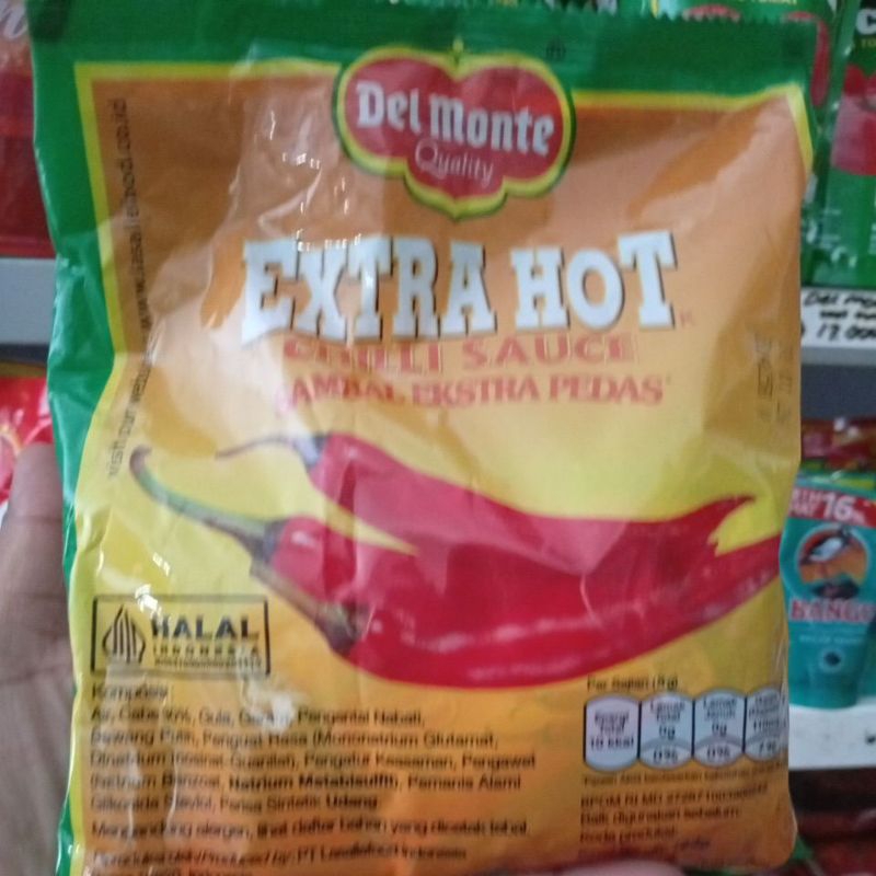 

Delmonte Extra hot sambal extra pedas UK 192 gr