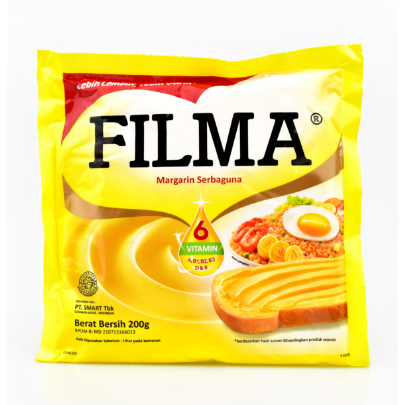 

Filma Margarin Serbaguna 200 Gram - Mentega berkualitas