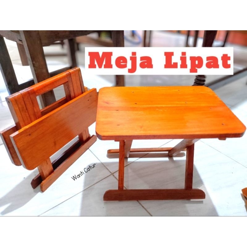 Meja Lipat. Meja Ngaji, Meja Belajar, Meja Kayu, meja lantai, meja lesehan