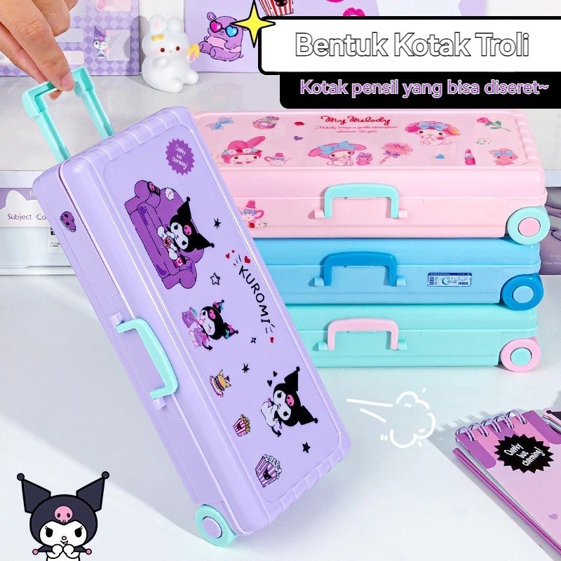 

DZ-666 KOTAK PENSIL Pena magnet Magneti Pencil Case import motif sanrio cinnamoroll kuromi /kotak pensil anak /kotak pensil sekolah karakter sanrio lucu /kotak pensil murah//kotak pensil LABUBU//kotak pensil koper trolley sanrio