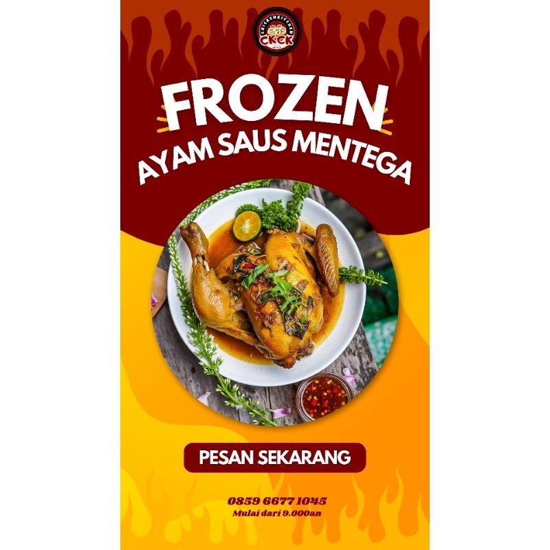 

Frozen ayam saus mentega