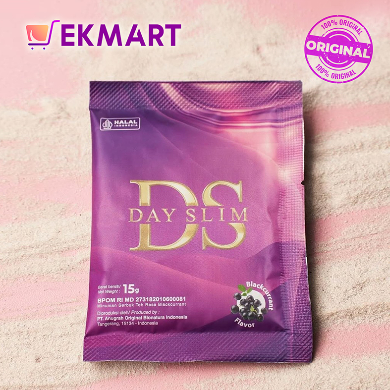

DAYSLIM FIBER TEA BLACKCURRANT WITH COLLAGEN - DAY SLIM BLACKCURRANT FIBER TEA WITH COLLAGEN - TEH KURUS - TEH LANGSING - TEH DIET - BPOM DAN HALAL 100% ORIGINAL - 1 SACHET