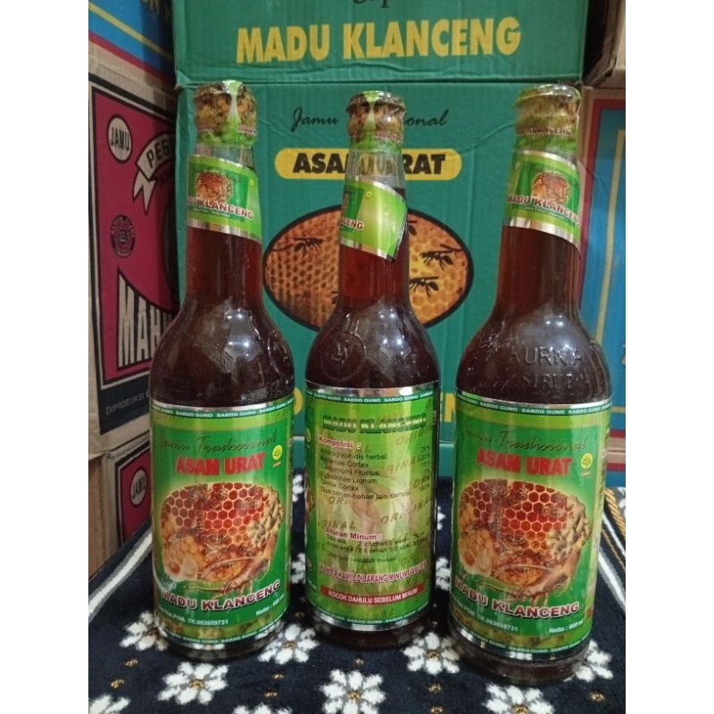 

jamu botolan asam urat racik Jawa asli original%