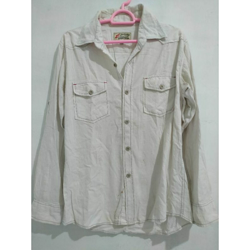 Kemeja Putih Wanita - Hem Putih Lengan Panjang