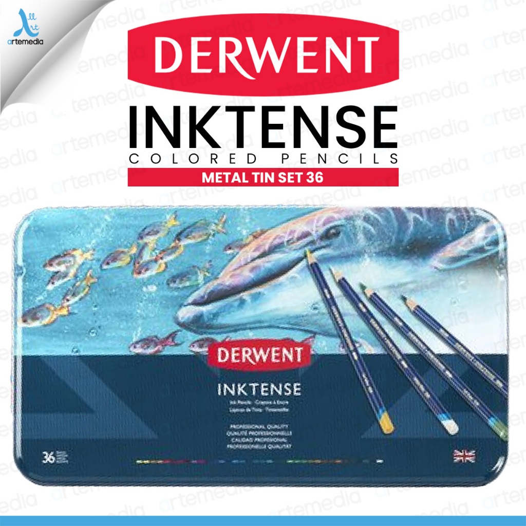 

Derwent Inktense Pencil Color Pensil Warna Set 36
