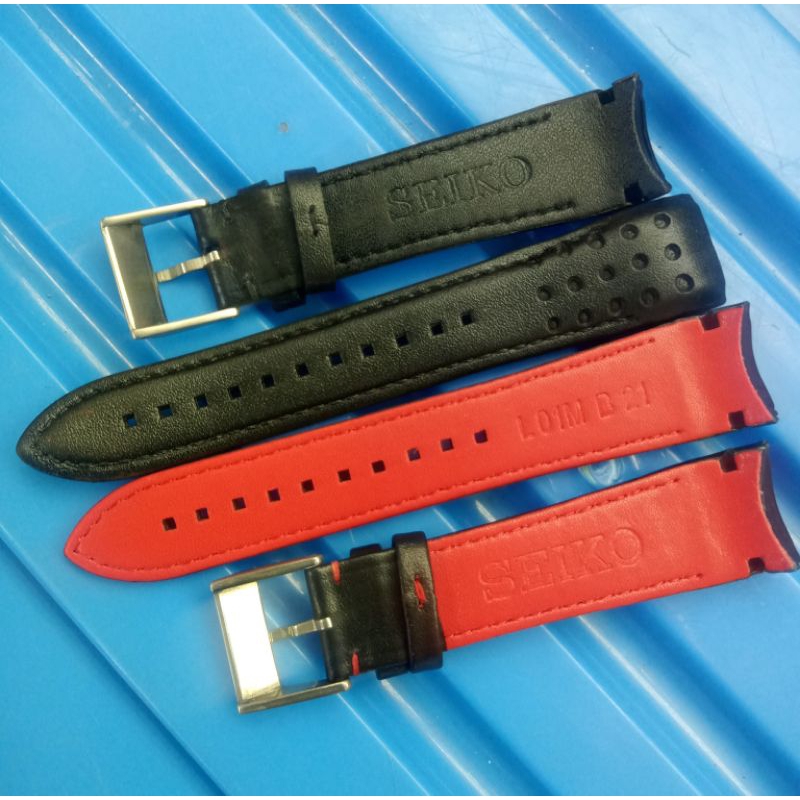 STRAP TALI KULIT JAM SEIKO SPORTURA TALI JAM SEIKO BARCELONA