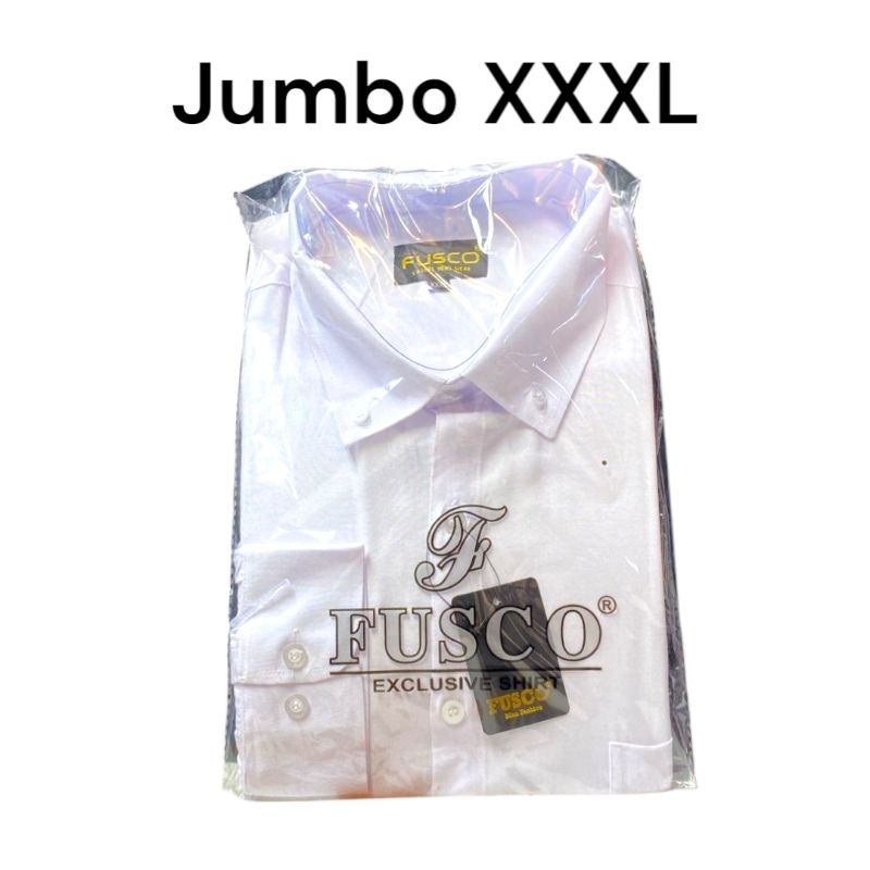 Kemeja Pria Jumbo✓Kemeja Pria Polos Lengan Panjang✓Kemeja Pria Polos Jumbo XXXL✓Kemeja Putih Jumbo