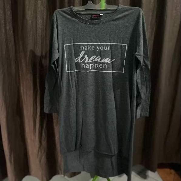 [Preloved] Tunik kaos wanita grey