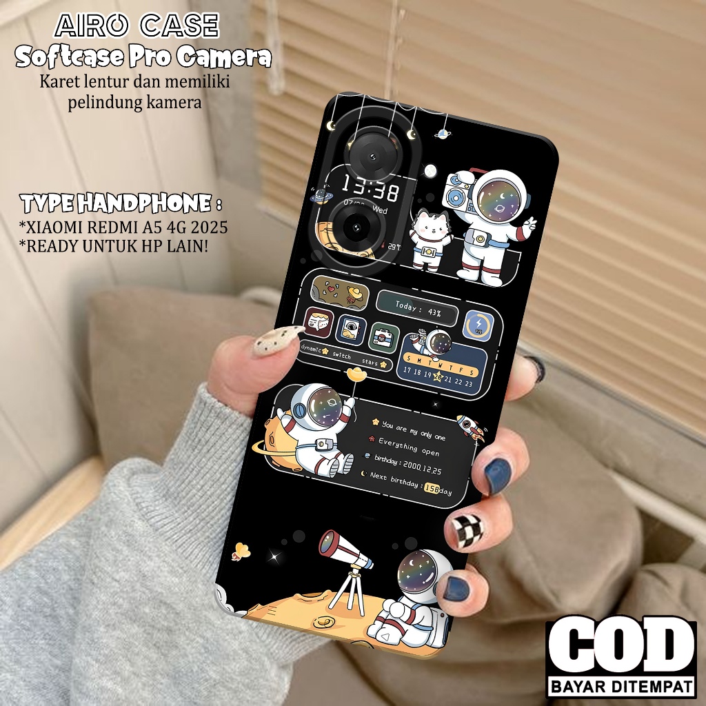 Case XIAOMI REDMI A5 4G 2025 Terbaru - Softcase XIAOMI REDMI A5 4G - Fashion Case ASTRONOT - Casing 