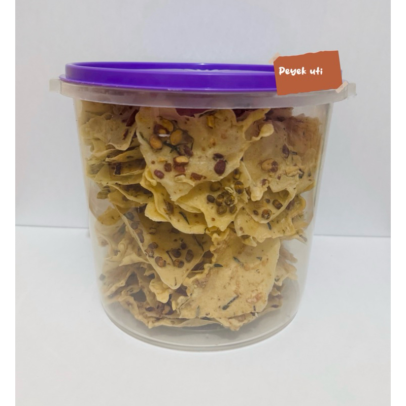 

PEYEK UTI - rempeyek all varian kemasan toples 5L